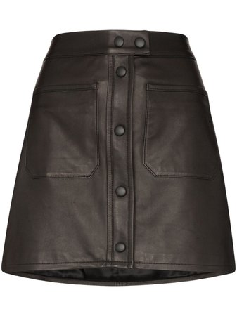 FRAME Patch Pocket mini-skirt
