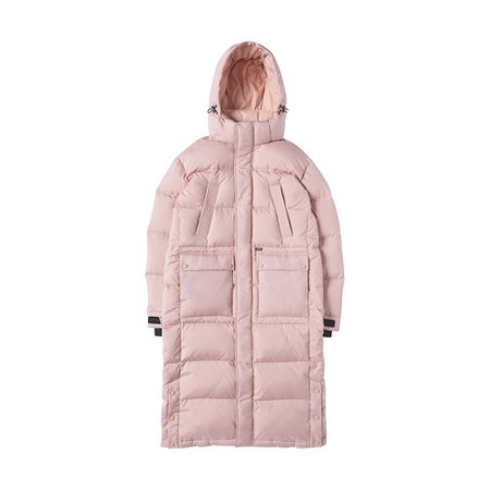 [AW17] Bench Long Down Parka(Pink) - STEREO-SHOP
