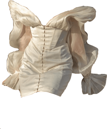 white corset dress