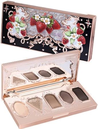 Flower Knows Strawberry Rococo Shimmer Matte Eyeshadow Palette - Super Pigmented, Creamy and Long-Lasting Makeup Palette for Bold Shimmer Looks (02 Sweet Cannelés): Buy Online at Best Price in UAE - Amazon.ae