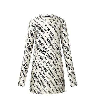 Louis Vuitton SLANTED SIGNATURE SPORTY MINI DRESS