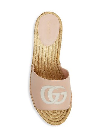 Gucci Slide Espadrille Sandal | SaksFifthAvenue