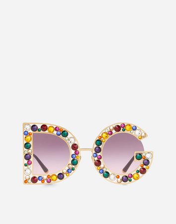 Women's Sunglasses | Dolce&Gabbana - DG CRYSTAL SUNGLASSES