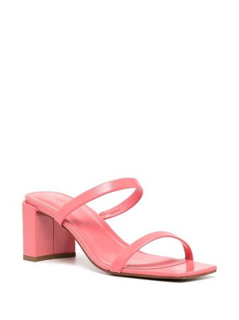 BY FAR Tanya 60mm patent-leather Sandals - Farfetch