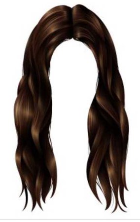 woman’s brunette wavy hair