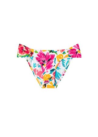 MANGO Printed bikini bottom