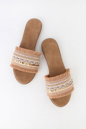 boho sandals beige - Google Search