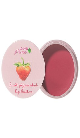 100% Pure Lip Butter in Strawberry | REVOLVE