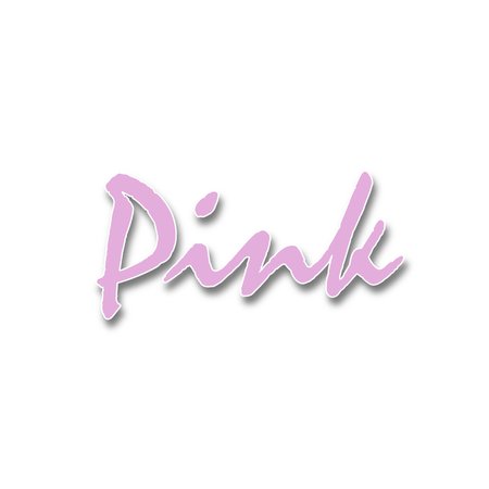 Pink Text