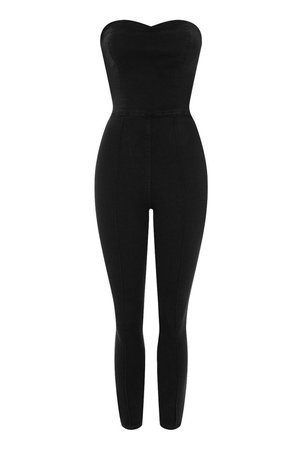 Black Bandeau Jumpsuit - Playsuits & Jumpsuits - Clothing - Topshop