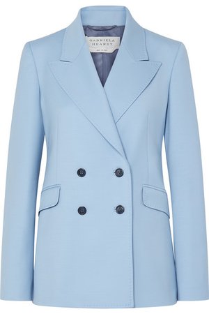 light blue blazer