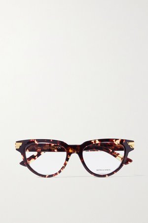 Tortoiseshell Cat-eye tortoiseshell acetate optical glasses | Bottega Veneta | NET-A-PORTER
