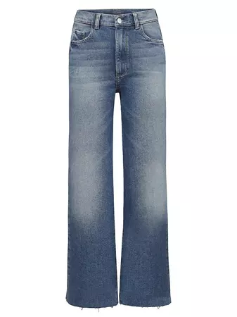Shop DL1961 Premium Denim Hepburn Wide Leg Vintage Jeans | Saks Fifth Avenue