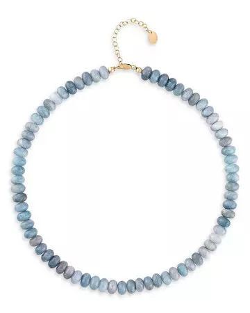Alexa Leigh Light Blue Opal Beaded Necklace