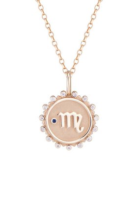 Mini Zodiac Charm Necklace by Marlo Laz | Moda Operandi