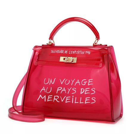 the Angie tote red