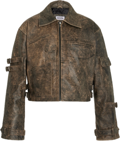 Worn Vintage Exclusive Statement Leather Jacket