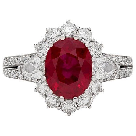 Diamond and Ruby Ring For Sale at 1stDibs
