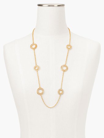 Crystal Rings Necklace | Talbots