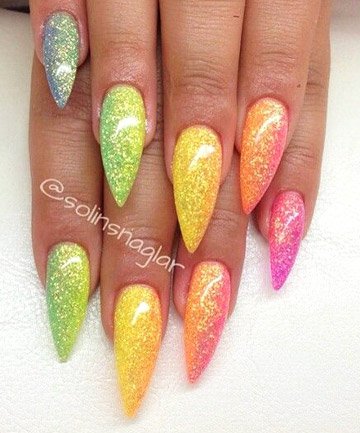 Pastel Rainbow Nails #2