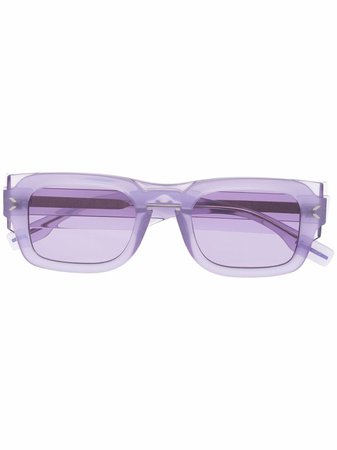 MCQ Square Tinted Sunglasses - Farfetch