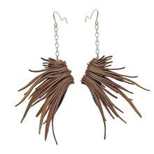 Raluca Tan Recycled Leather Earrings – Sonya Monique Jewelry and Accessories