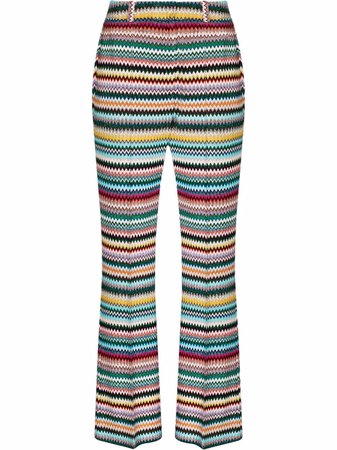 Missoni Knit Flared Trousers - Farfetch