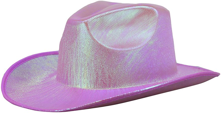 Arsimus Metallic Cowboy Hat (Light Pink) at Amazon Men’s Clothing store