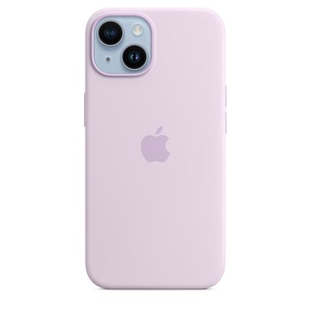 Coque en silicone avec MagSafe pour iPhone 14 - Lilas - Apple (FR)