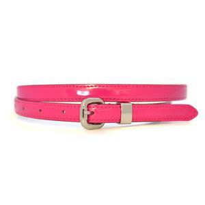 Womens Glossy Pink Genuine Leather Belt | Leather Belts and Bags – BeltNBags