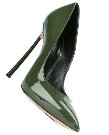 green casadei shoes