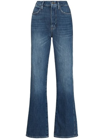 FRAME Le Jane mid-rise straight-leg Jeans - Farfetch