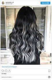 black hair with white tips - Google Search