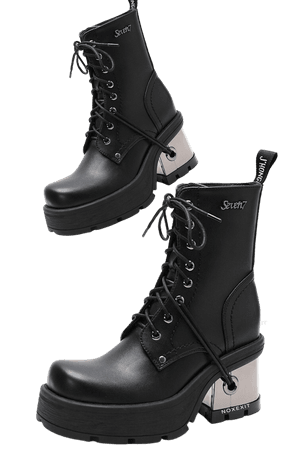 newrock | newrocks | metal heel boots | shop @noxexit