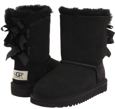 black bow Ugg boots