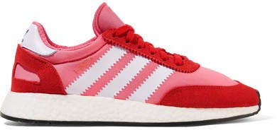 I-5923 Neoprene And Suede Sneakers - Pink