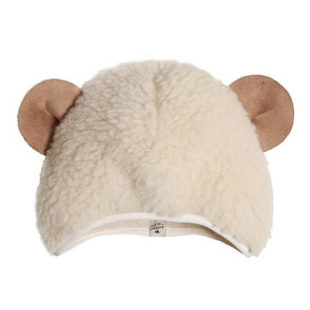 Alwero - Shearling Hat with Animal Ears - Cream | Smallable