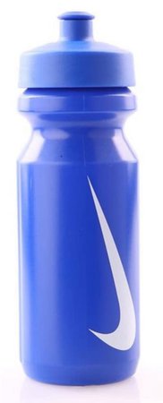 blue Nike water bottle