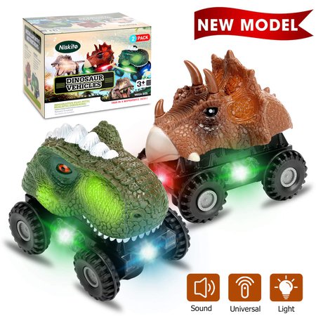 Amazon.com: Niskite Dinosaur Toys for 2 3 4 Year Olds Boys, Dinosaur Car for Kids Toddler,Best Gifts for 5-8 Year Old Boy,Most Popular Birthday Presents for Girl Age 6 7 (2 Pack): Toys & Games