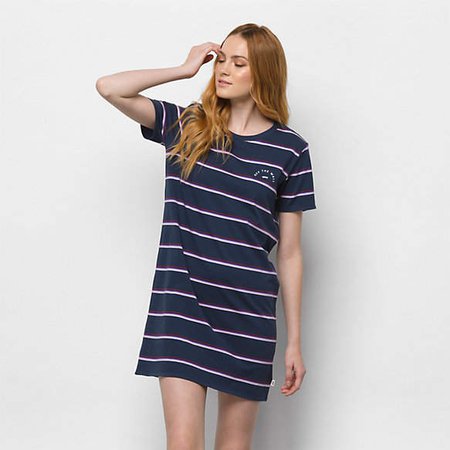 Chromatic Stripe Dress