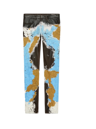 Givenchy painted pants bottoms