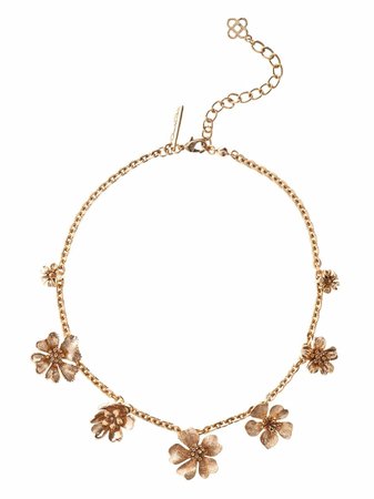 Oscar de la Renta wild flower necklace