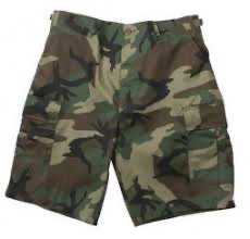 Army fatigue shorts