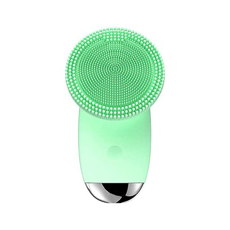 Amazon.com: Follome Sonic Facial Cleansing Brush/Massager, Waterproof Silicone Electric Face Cleansing Brush/Instrument, Rechargeble Face Scrubber Brush/Device for Deep Cleansing Exfoliating and Massaging Green: Beauty