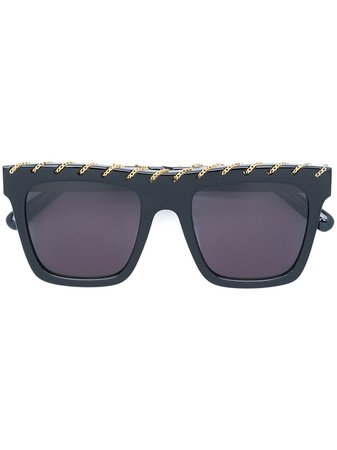Stella McCartney Eyewear Chain Trimmed Sunglasses | Farfetch.com