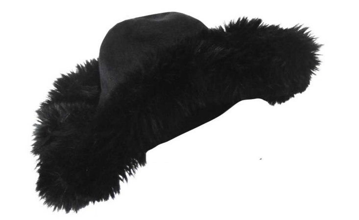 Yohji Yamamoto Faux Fur Hat