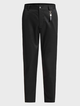 Men Tailored Pants With Keychain | SHEIN USA