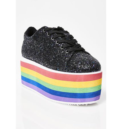 Taste My Rainbow Platform Sneakers