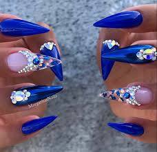 royal blue nails - Google Search