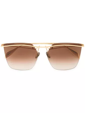 Alexander Mcqueen Eyewear Tinted Bar Sunglasses - Farfetch
